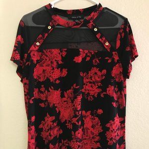 Adele&May Black Rose Shirt